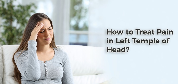 Pain in left temple of head