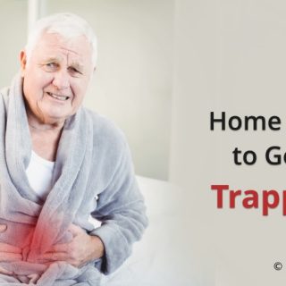 How to get rid of trapped gas