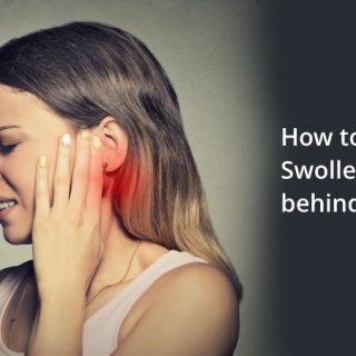 Swollen lymph nodes behind ear