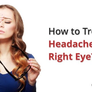 Headache above right eye