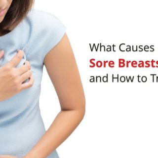 Sore breasts after period