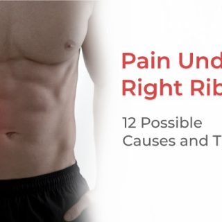 Pain under right rib cage