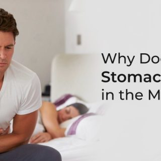 Stomach pain in the morning