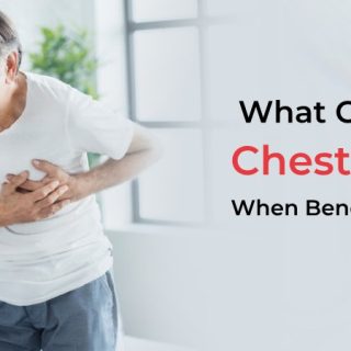 chest pain when bending over