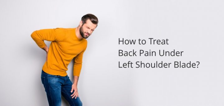 Back pain under left shoulder blade