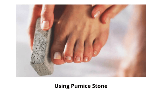 Using Pumice Stone
