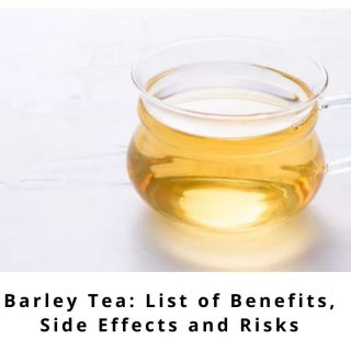 Health benefits of barley tea